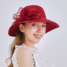 new arrival Sun protection sunscreen beach hat high quality comfortable temperament solid breathable cute bow elegant summer hat 2024 - buy cheap