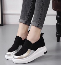 2019 Hot Platform Wedges Women's Sneakers Spring High Quality Mesh Breathable Increased women's shoes Casual Shoes 2024 - buy cheap