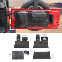 SHINEKA Car Accessories Tail Door Storage Bags Tool Kit Organizer Camping Mat for Jeep Wrangler JK JL 2007-2018+ 2024 - buy cheap