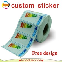 Custom sticker label printing, coated paper printing, PET/PP/plastic PVC Vinyl paper transparent clear adhesive  round sticker 2024 - купить недорого