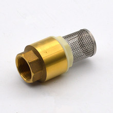Brass One Way Valve Check Valve Non Return with Strainer Filter 1/2" BSPT Female Threaded 2024 - buy cheap