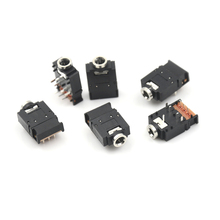 5Pcs/lot PJ-307 3.5mm Stereo Audio Jack Socket 3.5 Dual Track Headphone Connector 8Pins with switch 2024 - buy cheap