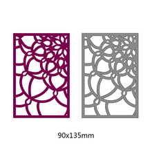 Hollow rectangle Craft Metal  Cutting Die cut die Lace pattern Scrapbooking Album Paper Card Craft Embossing Die DIY Cuts 2024 - buy cheap