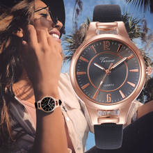 Vansvar Woman Wrist Watch Casual Quartz Leather Band New Strap Analog Watches Women Fashion Watch 2021 Womens Watches 2024 - buy cheap
