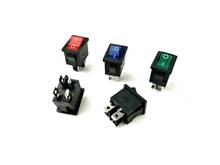 5PCS KCD1 On-Off 4Pin  Rocker Switch 6A/10A 250V/125V AC Red Yellow Green Blue Button Best Price KCD1 2024 - buy cheap