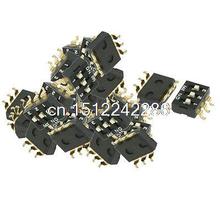 50 Pcs 2.54mm Pitch 3 Position Slide Type DIP Switch Black 2024 - buy cheap