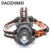 Lanterna à prova d'água com zoom, lanterna led l2, cabeça de acampamento, lâmpada led, + carregador ac/carro, 2018 bateria de 18650
