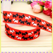 7/8inch Free Shipping Dog Printed Grosgrain Ribbon material Headwear Party Decoration Diy Wholesale Craft 22mm P4595 2024 - buy cheap