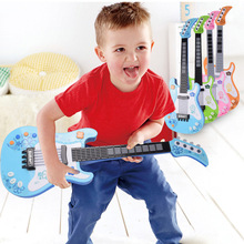 Мини детская электронная гитара игрушка Классическая гитара развивающая музыкальная игрушка для детей развивающая музыкальная игрушка 2024 - купить недорого