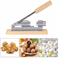 Stainless Steel Nutcracker With Wooden Handle Multi-Function Nut Cracker Sheller Walnut Cracker Plier Metal Opener Kitchen Tool 2024 - buy cheap