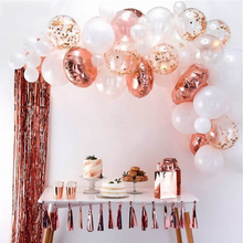 66pcs Rose Gold Balloon Arch Kit Rose Gold Balloon Garland Wedding Birthday Party Balloons Baby Shower Supplies Backdrop Decor 2024 - buy cheap