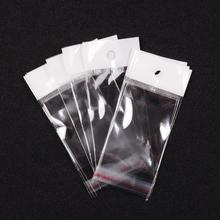 2000pcs Clear OPP Plastic Self Adhesive Seal Cellophane Bags Gifts Bag & Pouch for Jewelry Packaging Wholesale 10x4cm 2024 - buy cheap