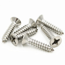 100Pcs M1*3/3.5/4/4.5/5/6mm Length Phillips Cross Countersunk head self-tapping screws miniature electronic screw bolts steel 2024 - buy cheap