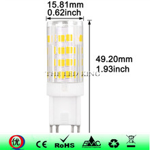 Ceramic G9 LED Light NOT Dimmable AC 220V bulb SMD 2835 Spotlight For Chandelier Replace 40W 50W 60W Halogen Lamp Home Lighting 2024 - buy cheap