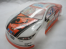 Ewellsold 2pcs/lot  NO:061 1/10 Scale On-Road Drift Car Painted PVC Body Shell 200MM for 1/10 Radio controlled car 2024 - buy cheap