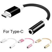 Type-C to 3.5mm Jack Converter Earphone Audio Adapter Cable Type USB C to 3.5 mm Headphone Aux Cable for Huawei P20 Lite Mate 20 2024 - buy cheap