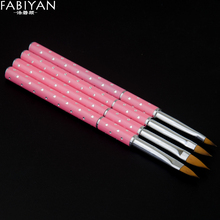 Drawing Brush Nail Art Painting Pen Metal Rhinestones Sculpture Manicure Tool UV Gel Polish Acrylic Crystal Carving Tip 2024 - buy cheap