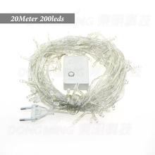 220V/110V 20m 200 led string light for party wedding garland garden outdoor festival holiday christmas Led decoration lights 2024 - buy cheap