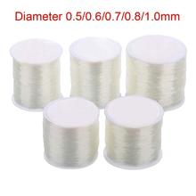 Diameter 0.5/0.6/0.7/0.8/1.0mm DIY Crystal Beading Stretch Cord Elastic Line Transparent Round Beading Wire/Cord/String/Thread 2024 - buy cheap