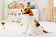 middle lovely simulaiton plush beagle dog toy sitting beagle dog doll gift about 40cm 1844 2024 - buy cheap