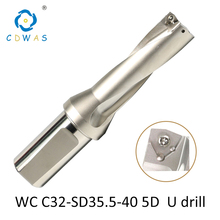 WC C32 SD35.5 36MM 37MM 38MM 39MM 40MM 5D U Drilling Shallow Hole indexable insert drills Fast Drill Bit CNC For WC Type Inserts 2024 - buy cheap