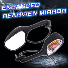 Espelhos retrovisores invertido com luz, para suzuki gsxr600 gsxr750 gsxr1000 k5 k6 k7 k8 2005 2006 2007 2008 2009 2024 - compre barato