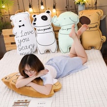 New Soft Animal Cartoon Pillow Cushion Cute Panda Bear  Dog Cat Plush Toy Stuffed  Kids Birthyday Gift Christmas Presents 2024 - buy cheap