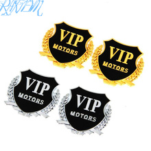 2 pegatinas de emblema VIP de Metal 3D para coche, para Audi A1, 8P, 8I, 8V, A2, A3, A4, A5, A6, A7, A8, B5, B6, B7, B8, Q3, Q5, Q7, TT, S3, S4, S5, S6, S8 2024 - compra barato