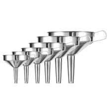 Useful 7 Size Stainless Steel Wide Mouth Canning Funnel Wide-mouth Can Funnels for Food Powder Beans Pickles Jam Kitchen Gadgets 2024 - buy cheap