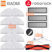 Насадка на швабру Xiaomi Roborock S50 S51 Roborock 2 Mijia, основная щетка, фильтр НЕРА, боковая щетка, Запасные Комплекты, 11 шт. 2024 - купить недорого