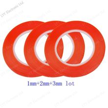 1mm + 2mm + 3mm rojo 3 M Doble Cara Cinta Adhesiva para la Pantalla Táctil/Pantalla/vivienda/Case/Cable Sticky envío gratis 2024 - compra barato