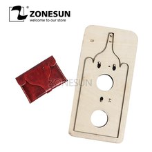 ZONESUN Customized leather cutting die handicraft tool coin purse punch PVC/EVA sheet cutter mold DIY paper laser knife die 2024 - buy cheap