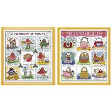 Little Bird Dictionary Counted Cross Stitch 11CT 14CT Cross Stitch Set Wholesale Chinese Cross-stitch Kits Embroidery Needlework 2024 - buy cheap