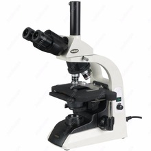 Plan de microscopio biológico. AmScope suministros 40X-2500X infinito Plan microscopio biológico triocular 2024 - compra barato