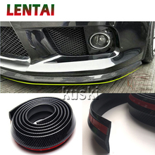 Lentai 1 conjunto carro auto frente queixo spoiler adesivos de carbono para mercedes w203 w204 bmw e39 e36 e90 f30 f10 volvo xc60 alfa romeo 2024 - compre barato