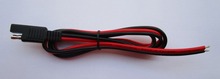 Автомобильный Удлинительный кабель SAE, 1 шт., 2x1,5 мм ^ 2, красный и черный, 100 см 2024 - купить недорого