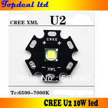 LED CREE XML U2 de 10W, grano emisor LED con base de estrella de 20mm, linterna de 1100Lm para bricolaje, 5 unidades/lote 2024 - compra barato
