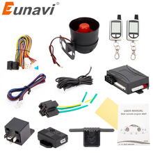 Sistema de alarma de dos vías para coche, dispositivo antirrobo de seguridad, versión rusa, arranque a distancia, con llavero LCD Fob, 368 2024 - compra barato