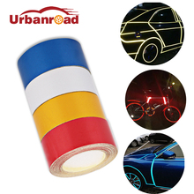 5m*2cm Red Car Reflective Tape Stickers Film Truck Motorcycle Reflective Tape Adhesive Safety Warning Tape Sticker Styling Auto 2024 - buy cheap