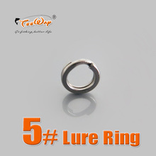 Nuevo Producto 200 unids/lote anillo de señuelo de acero inoxidable anillos divididos para señuelos en blanco cebo duro anillo de pesca UPR5mm 2024 - compra barato