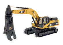 Norscot 1:50 Caterpillar Cat 336D L Tracked Excavator with Scrap Shear Engineering Machinery DieCast Toy Model 55283 Collection 2024 - buy cheap