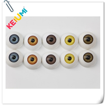 Ojos acrílicos brillantes de 20 mm para muñeca bebé Reborn, accesorios para muñeca bebé hechos a mano, 8 colores, globo ocular medio redondo en venta 2024 - compra barato