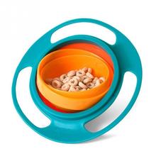 1PC 2017 New Arrival Lovely Cute New Children Kid Baby Toy Universal 360 Rotate Spill-Proof Bowl Not inverted UFO Bowl ZL5874 2024 - buy cheap