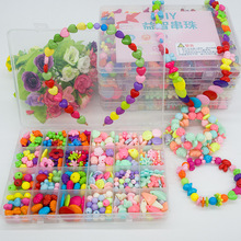 24 Color Girl Gift Beads Toys for Children Lacing Necklace Bracelet Needlework Material Bead Set Art and Craft Creativity New 2024 - buy cheap