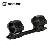 ohhunt Medium Profile Bi-direction 11mm Dovetail Scope Rings Hunting 25.4mm 30mm Scope Mount with Two Bubble Level 2024 - buy cheap