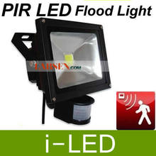 Free Shipping 70W 50W 30W 20W 10W PIR Sensor LED Flood light outdoor floodlights AC85-265v 2024 - купить недорого