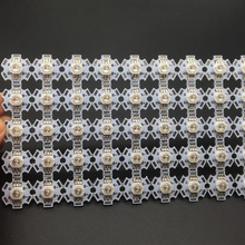 1-100 pces 3w rgb cor alta potência 6pin led chip de luz com 20mm estrela base dissipador de calor