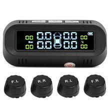 C68 USB+Solar Car TPMS Tire Pressure Monitor Temp Warning System with 4 Sensors High-Efficiency Solar Panel Super Serial Number 2024 - buy cheap