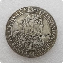 1652 Австрия-хабсбург 1 thaler-Ferdinand III (Vienna) копия монет 2024 - купить недорого