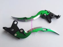 New bike motorcycle motorbike CNC brake&Clutch Levers,Blade Style Green For Kawasaki ZX9 (not zx9r model)1994-1997 2024 - buy cheap